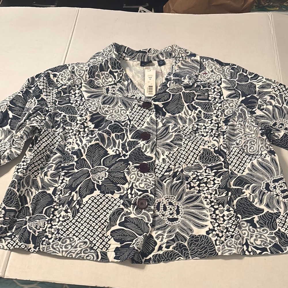 Floral Patterned Women's Jacket size 2X Plus